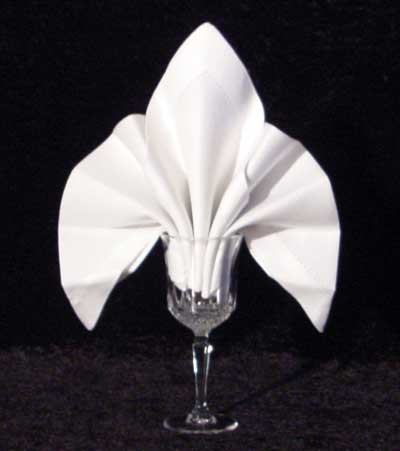 The Fleur De Lys Goblet Fold