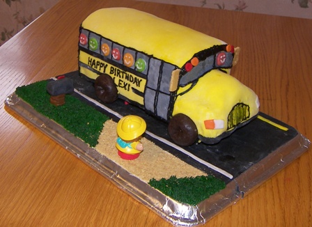 Bus Birthday Cake