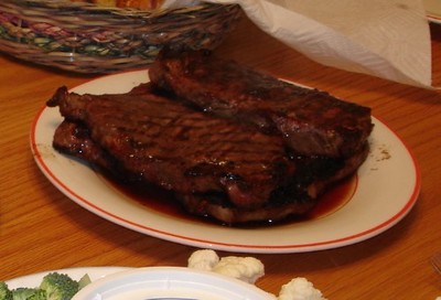 grill steaks done