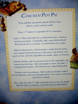 recipe potpie