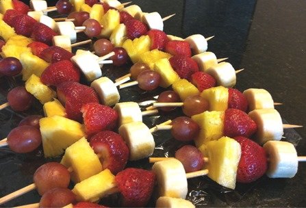 fruit kabobs