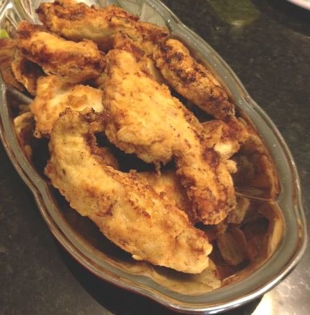 southern fried chicken served