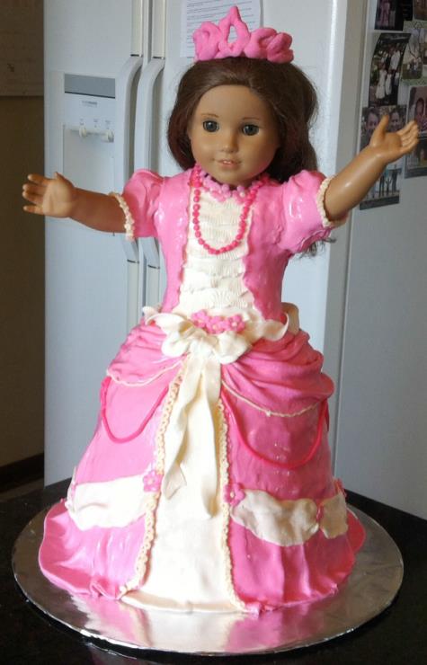 American Girl Doll Birthday Cake Kitchen Scrapbook