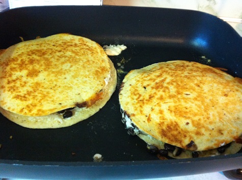 chicken quesadillas fried