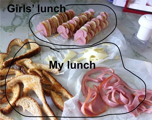 girls lunch my lunch